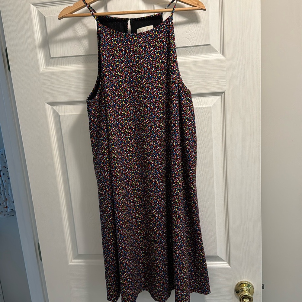 Multi-color swing dress